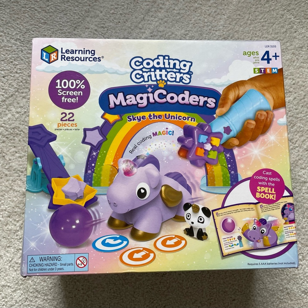 New, unopened Learning Resources Coding Unicorn